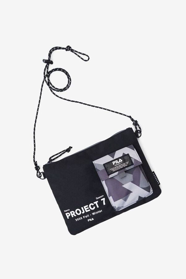 Bolsa De Nylon Fila Kaki - Project 7 Small Nylon - España 125803RDY